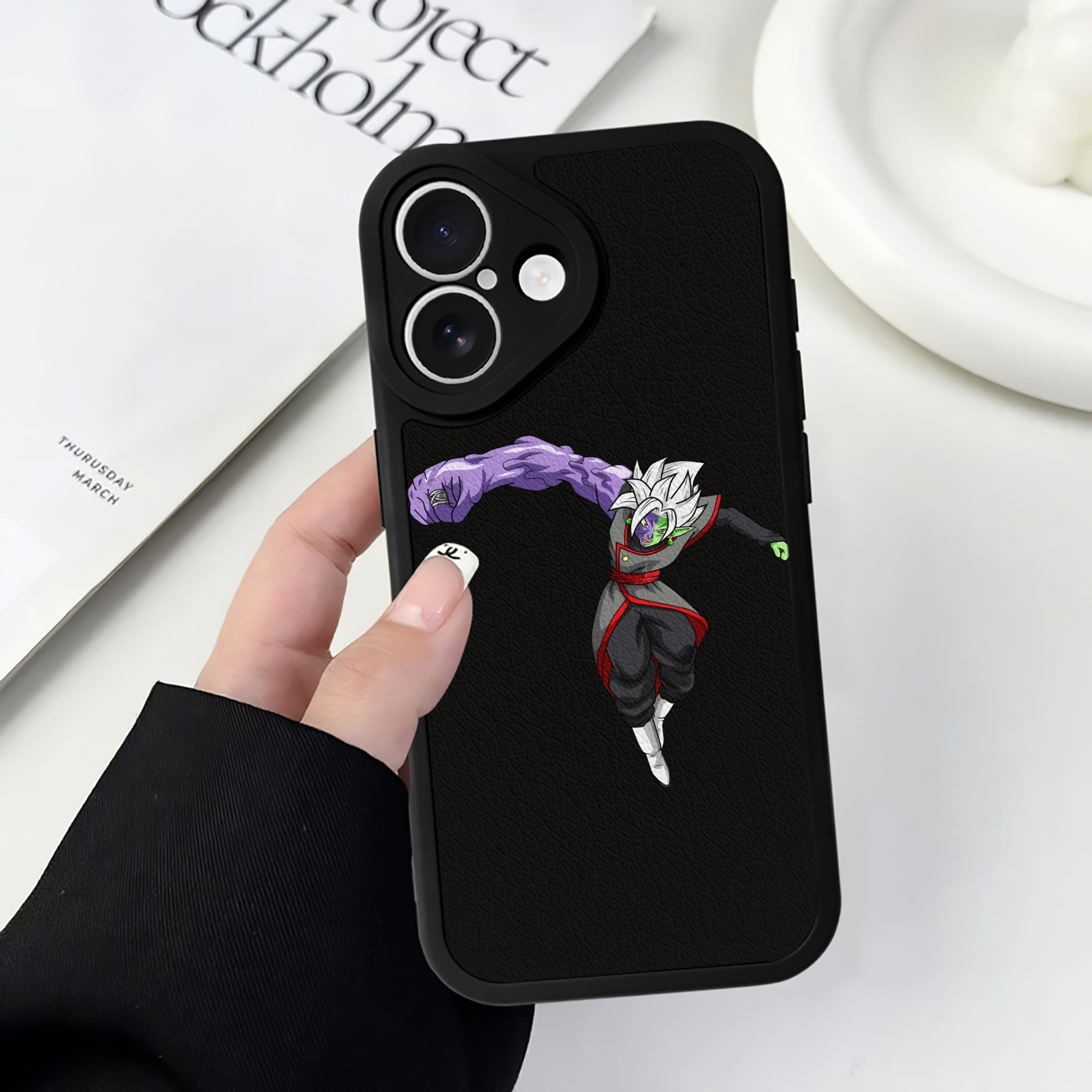 （画像用） ドラゴンボール ベジット DRAGON BALL Vegetto 【iPhone 16シリーズ対応】シリコンスマホケース（レザー調） 材質：シリコン